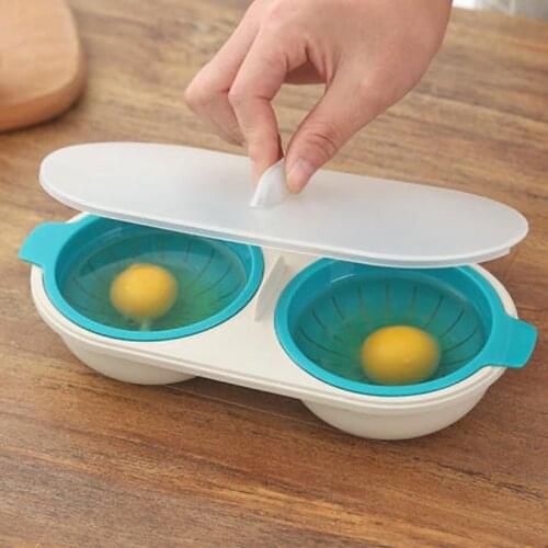 Water boiled poached egg mould microwave oven quick boiled egg apparatus water steamed poached egg apparatus kitchen gadgets