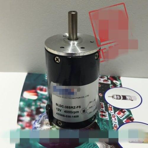 Brushless Motor BLDC-38SRZ-FS Fixed Speed Internal Drive DC 12V 24V 3 Wire 2000/3000/4000/5000RPM