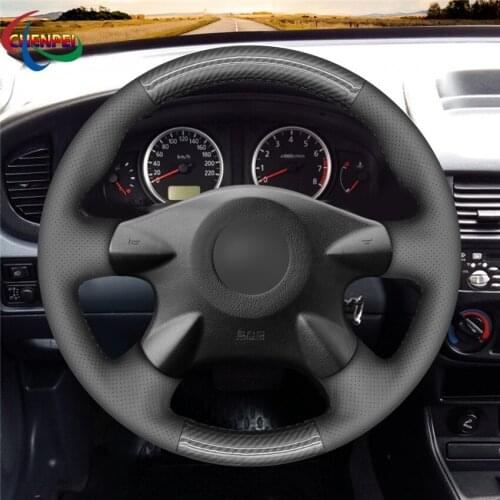 DIY Anti-Slip Wear-Resistant Steering Wheel Cover For Nissan Almera (N16) X-Trail Caravan Expert Navara Car Interior Decoration