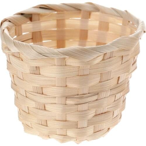 Sea Grass Storage Basket Straw Garden Flower Pot Handmade Sundries Organizer Rattan Plant Box Wicker Basket Nursery Pots