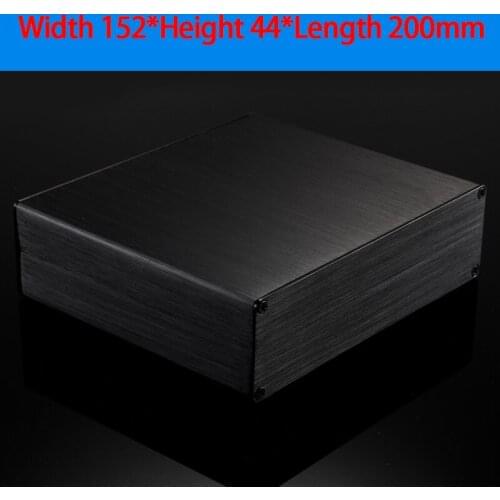 KYYSLB 152*44*200mm Split Aluminum Profile Power Amplifier Chassis Power Supply Chassis Display Aluminum Case Shell Control Box