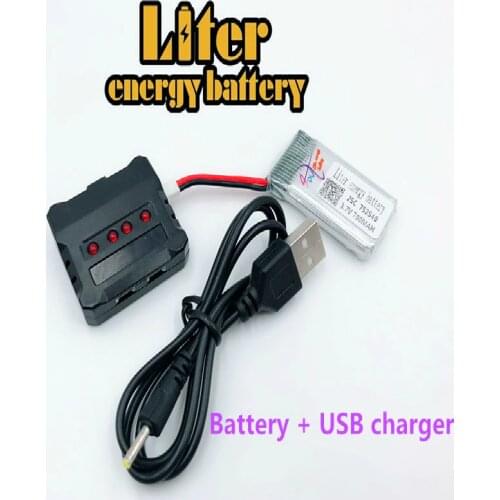 3.7V 700mAh Lipo Battery For Syma X5C X5SW M68 Cheerson CX-30 H5C Quadro copter 3.7V 700mAh Li-po battery 752540 + USB charger