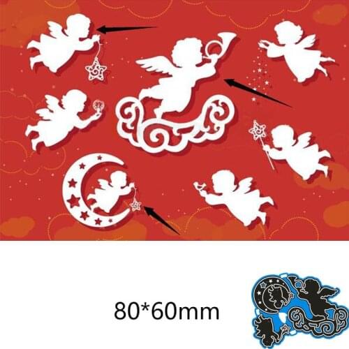 Angel boy Metal Cut Dies Stencils for Scrapbooking Stamp/photo album Decorative Embossing DIY Paper Cards