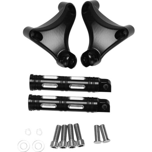 Motorcycle Rear Foot Peg Passenger Footrests Footrests Pedal Mount Bracket for XL883 XL1200 04-13