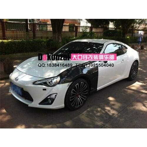 Fit for TOYOTA GT86 Subaru BRZ OEM carbon fiber Leaf plate modified large surround Material: High Quality-Carbon fiber Package