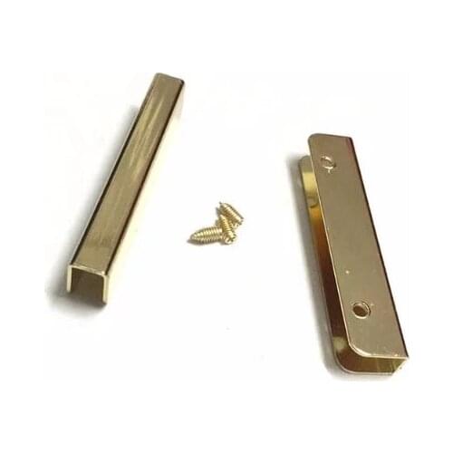 2 inch (5cm x 0.8cm ) straight Purse edging Wallet frame wallet edging Metal Edging strip