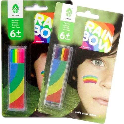 Futree Rainbow pen, body painting, face make-up pen, childrens holiday ball, make-up paint, face painting set