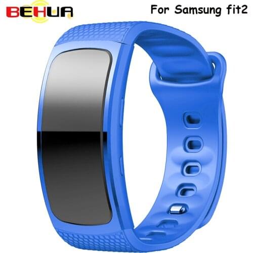 Silicone Strap For Samsung Gear Fit2 Band Soft Replacement Watch Band Wristband for Samsung Gear Fit 2 R360 Pro Smartwatch S/L