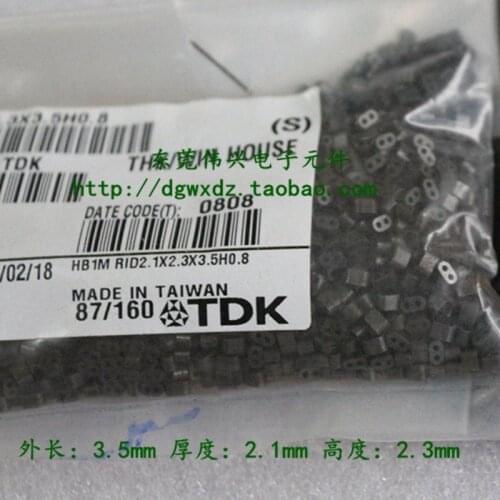 TDK Core Double Hole Magnetic Beads Ferrite Core 3.5*2.1*2.3 Anti-interference Small Magnetic Ring Pin Magnetic Beads