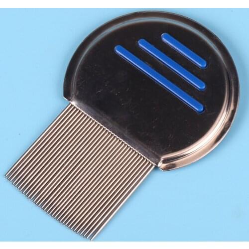 Terminator Lice Comb Nit Free Kids Hair Rid Headlice Superdensity Stainless Steel Metal Teeth Remove Nits Brush 5pcs/lot