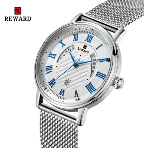 REWARD Watch Top Brand Ultra-thin Men Watch Auto Date Luxury Business Mens Watch Fashion Waterproof Male Clock Relogio Reloj