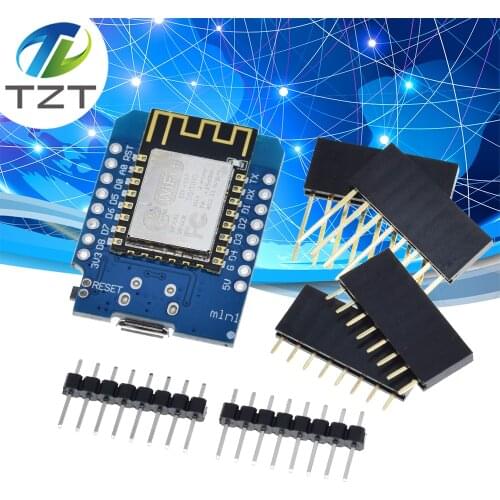 5pcs Smart Electronics D1 mini - Mini NodeMcu 4M bytes Lua WIFI Internet of Things development board based ESP8266 by WeMos