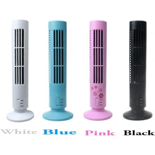 USB Laptop PC Mini No Leaf Air Conditioner Cooling Cool Desk Tower Fan Bladeless Dropship