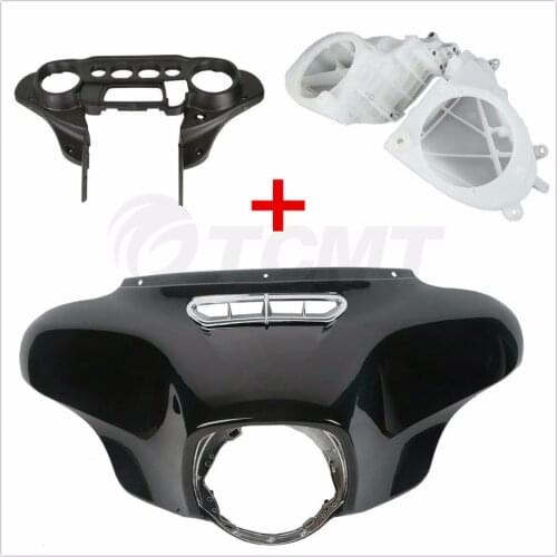 Motorcycle Batwing Inner Outer Fairings Speakers Covers For Harley Touring Electra Glide Street Glide Ultra Limited 2014-2020