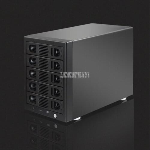 Y-3359R Multi Hard Disk Array Storage Cabinet MAX 50TB Hard Disk Array Data Backup Raid disk Array Box USB 3.0 Five-Disk Box