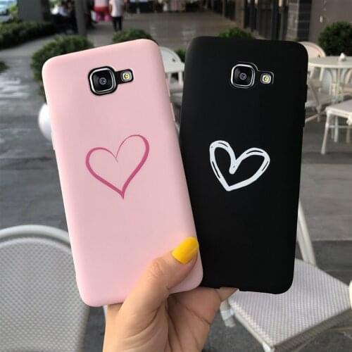 Candy Silicone Case For Samsung A5 2016 Cover Lovely Heart Soft TPU Back Cover For Samsung Galaxy A5 2016 A510F SM-A510F Cases