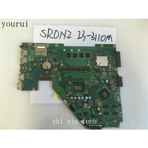 Yourui For ASUS X550CC X550VC Laptop motherboard REV2.0 with i3-3110m CPU with 4GB RAM DDR3 Test ok