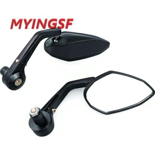 Motorcycle Mirror Handlebar Side Handle Bar Ends Mirror For YAMAHA R6 R1 MT 09 07 TMAX XMAX WR 125 250 KTM DUKE 690 125 200 390
