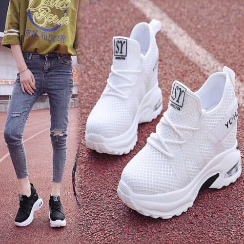 2021 Spring white Colors Women Sneakers Breathable Platform Shoes Designer Chunky Sneakers Fashion Autumn Femme Dad Casual Shoes