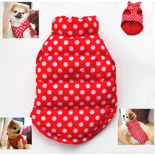 Winter Waterproof Warm Dog Clothes Pet Padded Vest Zipper Jacket Coat for Small Medium Large Dogs Vest Clothing