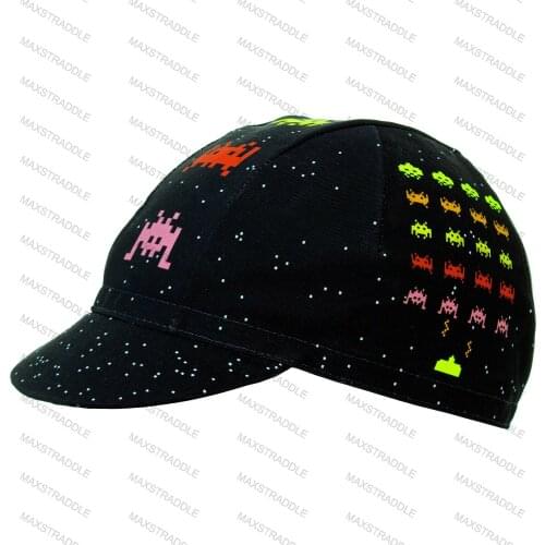 1980 Retro Games Cycling Cap Classical Men&Women Bike Hat Black