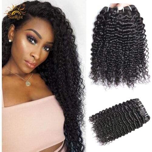 30 Inch Deep Wave Bundles Curly Hair 3 4 Bundles Deal Brazilian Hair Weave Curly Bundles Remy Hair Extensions Human Hair Bundles