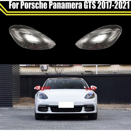 Car Glass Lamp Headlamp Lampcover Shell Auto Lampshade Headlight Lens Cover For Porsche Panamera GTS 2017 2018 2019 2020 2021