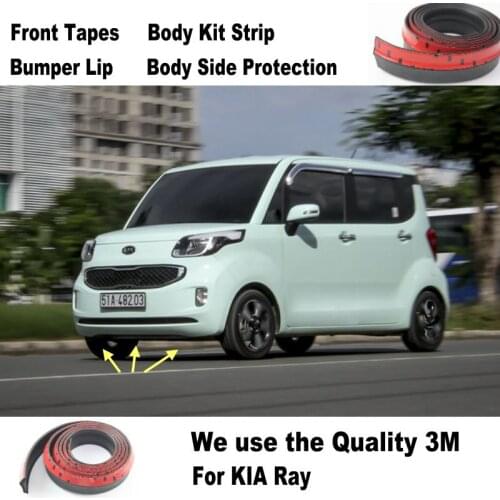 Car Bumper Lips For KIA Ray Elan enga Soul / Body Kit Strip / Front Tapes / Body Chassis Side Protection / Rear Skirt Spoiler