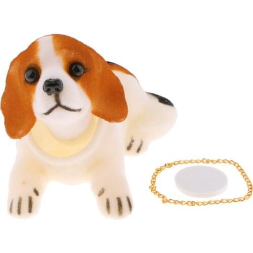 Bobbing Head Dog Bobble Head Auto Car Dashboard Decor Toy Beagle Ornaments