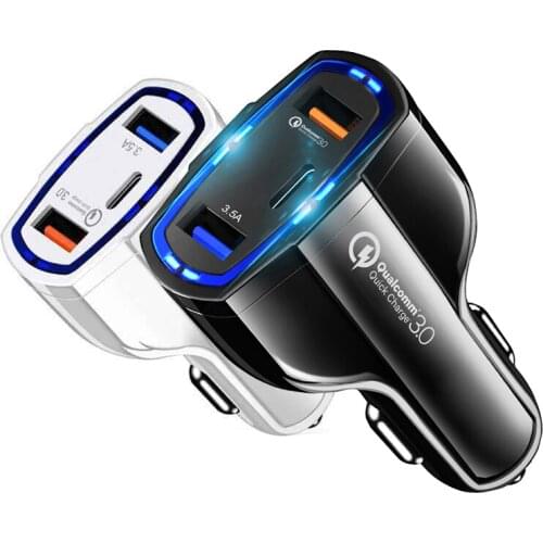 Fast Charger Adapter USB 3.0 QC 35W For iPhone 12 11 Pro XS Samsung S20 A32 for Xiaomi 11 Huawei QC3.0 Dual Port Charger