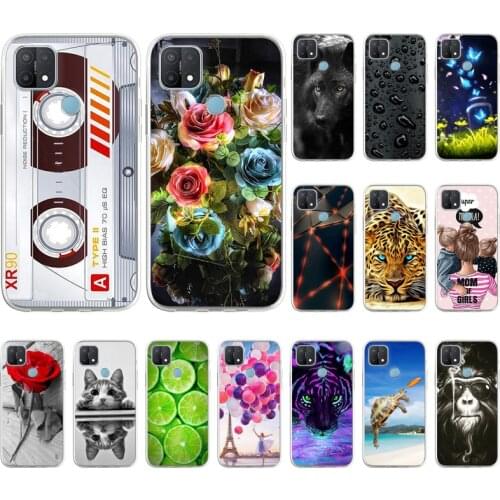Phone Case For Oppo A15 Case Back Cover Silicone Soft TPU Coque For OPPO A15S A 15 S A15 S Cases Fundas OppoA15 OppoA15S Bumper