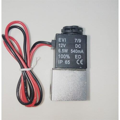 DC 12V Solenoid Valve 1/4" 1/8" 2 Way Normally Open Direct-acting Pneumatic Valves For Water Air Gas Hot