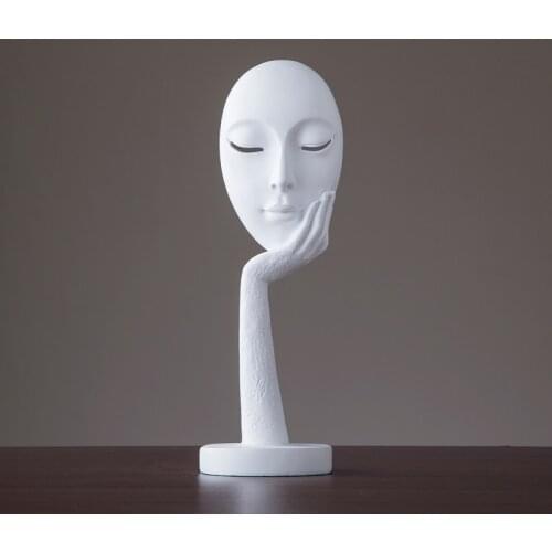 European Masked Man Simple And Abstract Characters Home Decoration Wine Cabinet Accessories Gifts