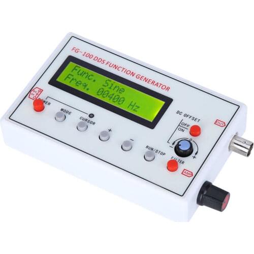 DDS Function Generator Sine Frequency 1HZ-500KHz Counter Signal Source Generator Meter