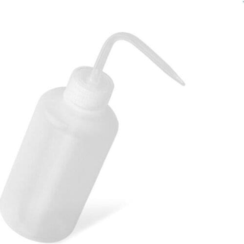 250ml Grafted Eyelash Cleaning Washing Bottle Plastic Washing Jar Skin Care Remover Bottle Long Tube Clean Makeup Aid Tool