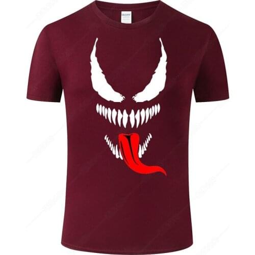 Venom T Shirt Men Women 2021 Summer Cotton Short Sleeve Print T-shirt Tops Tee Camisetas Hombre Unisex Streetwear Clothes J71
