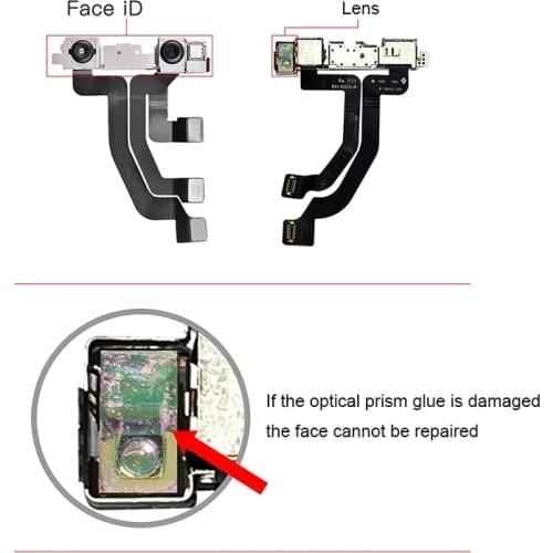 I2C Face ID Repair Optical Lens Original Glue Rubber Replacement Gasket For iPhone X-12 Pro MAX Dot Matrix Projector Repair Tool