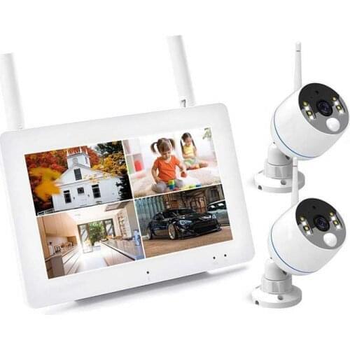 2.0MP IP WIFI Camera With 7 Inch Screen LCD NVR Kit Security System 2/4CH 1080P Wireless Indoor CCTV Camera Video Surveillance