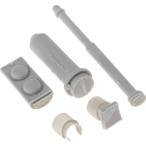 MagiDeal 1/35 Scale Resin Mini Traffic Signals Lights Model for Sand Table Diorama Scenery Building Toys