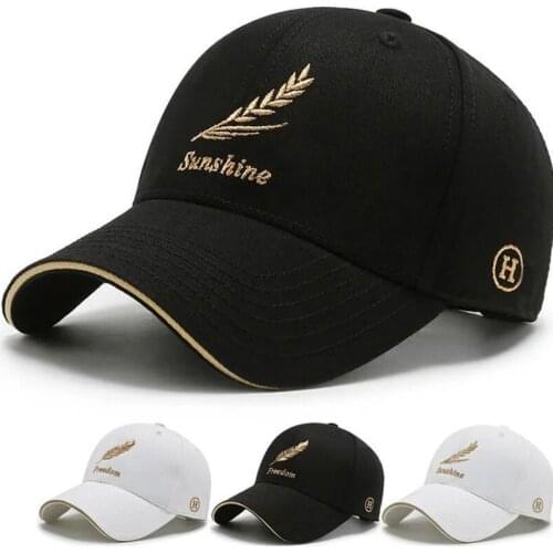 Mens hat spring and summer Korean duck tongue hat outdoor baseball hat long brim sunscreen sun fishing hat youth leisure