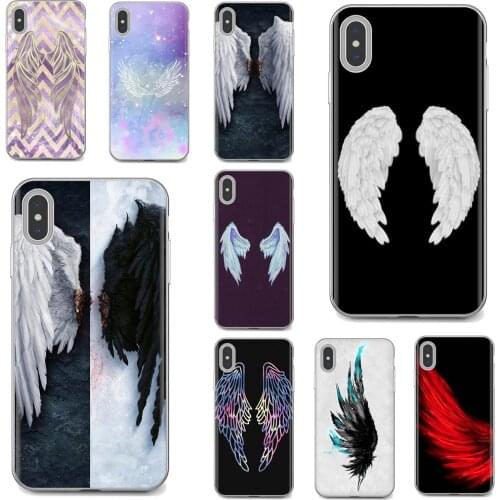 For Samsung Galaxy J1 J2 J3 J4 J5 J6 J7 J8 Plus 2018 Prime 2015 2016 2017 EU Pastel Angel Wing Soft Cases Cover