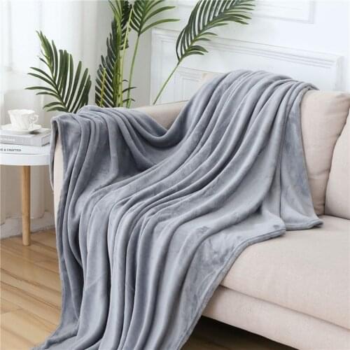Four Seasons Coral Velvet Home Throw Blanket High Density Soft Cozy Sofa Bed Nap Blanket Adult Children Pet Cover Blanket
