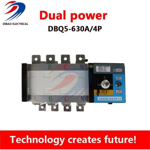 PC grade 6300amp 220V/ 230V/380V/440V 4 pole 3 phase automatic transfer switch ats