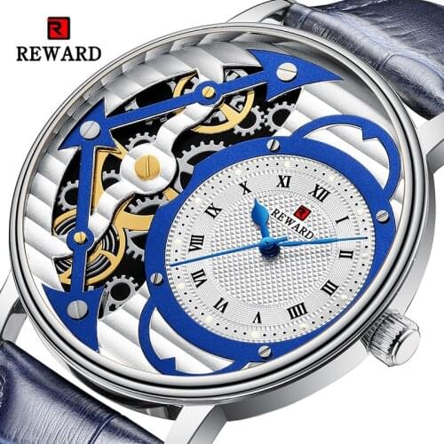 Reward Fashion Men’s Watches 2020 Modern Synthetic Leather Analog Quartz Sport Watch Male Clock Top Brand Luxury