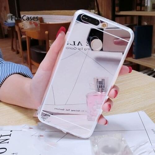 Luxury Mirror TPU Case For Huawei P20 Pro P10 P9 Lite Honor 8A 8C 8X 8Lite 7A 7C Pro Y5 Y6 Y9 Y7 Pro P SMART 2019 Phone Cover