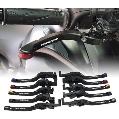 Motorcycle Handle Brake and Clutch Lever For Yamaha Tracer 900/ Tracer700 GT 2016 -2020 SEMSPEED Adjustable Folding Levers