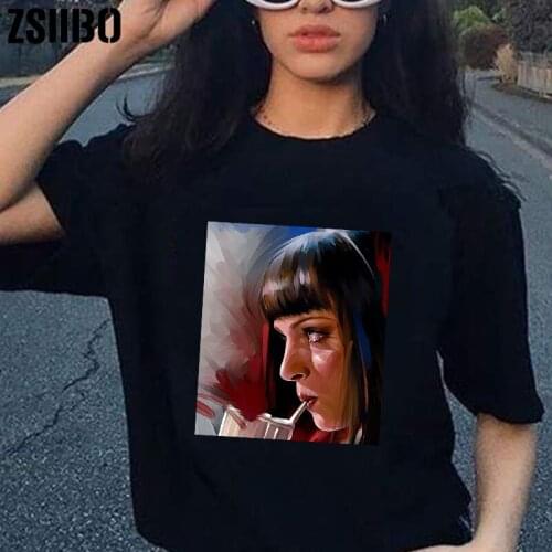 Women Tshirt clothing vintage vegan jersey Sleeve T-shirt Tops Graphic shirts Tees Harajuku Punk Casual T shirt Summer Kawaii