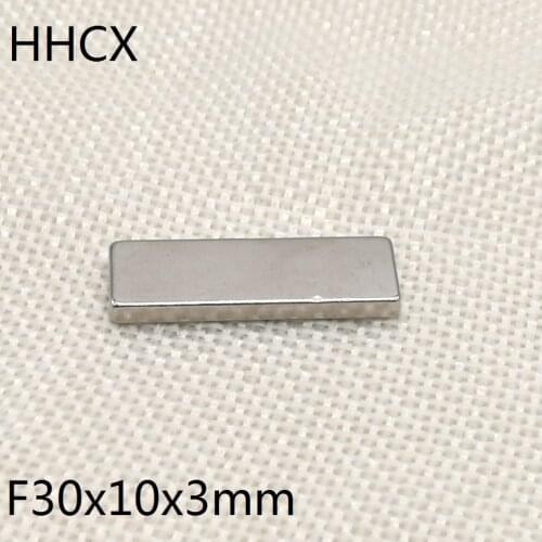 10 20 50PCS/LOT Block Magnet 30x10x3 N35 NdFeB Rare Earth MAGNET 30*10*3 Neodymium Magnets 30 x 10 x 3