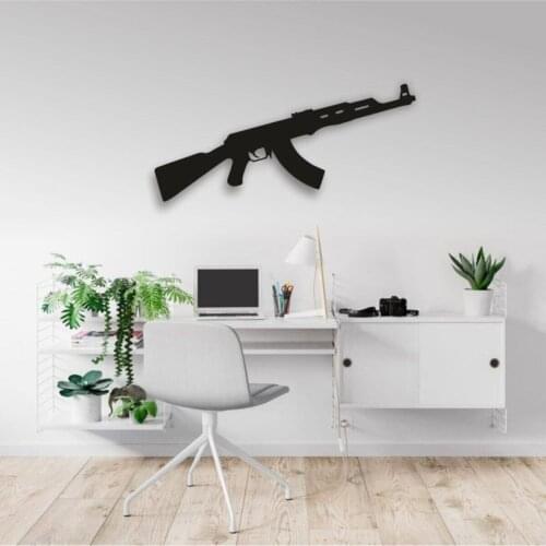 Ak-47 Wood Wall Decor Table Wall Decoration