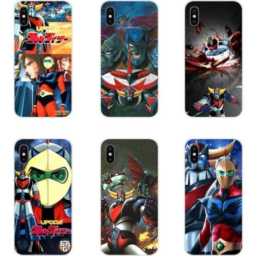 Accessories Phone Cases Covers For Xiaomi Redmi 4A S2 Note 3 3S 4 4X 5 Plus 6 7 6A Pro Pocophone F1 UFO Robot Grendizer